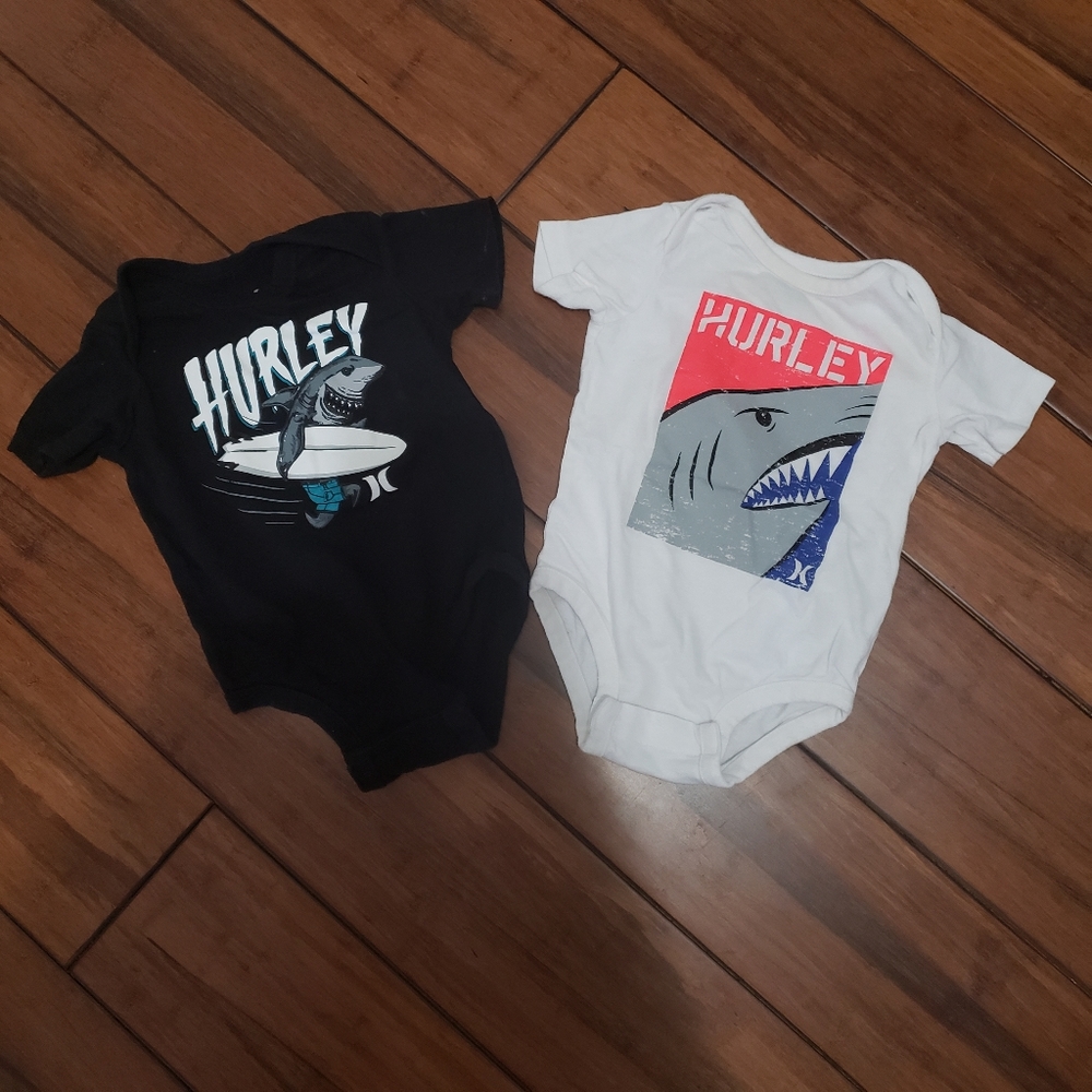 Hurley baby onesies